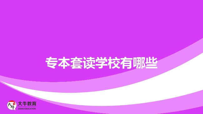 專(zhuān)本套讀