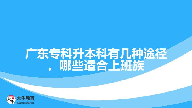 專升本有幾種途徑，哪些適合上班族