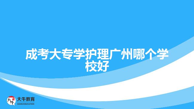 成考大專學(xué)護理廣州哪個學(xué)校好