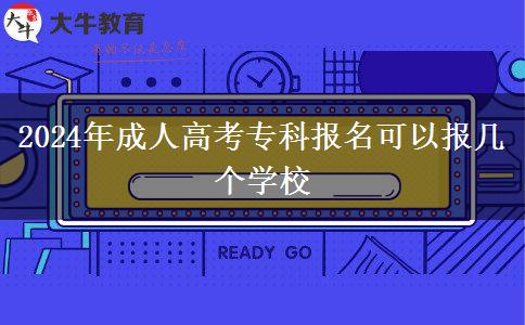 2024年成人高考?？茍?bào)名可以報(bào)幾個學(xué)校