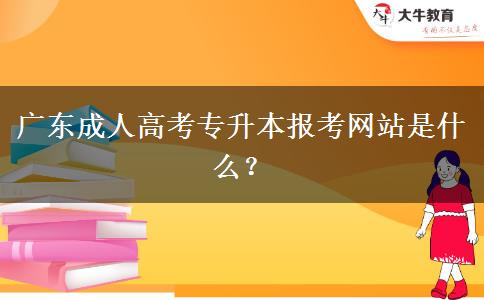 廣東成人高考專升本報考網站是什么？