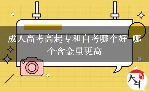 成人高考高起專和自考哪個(gè)好。</div>
                    <div   class=