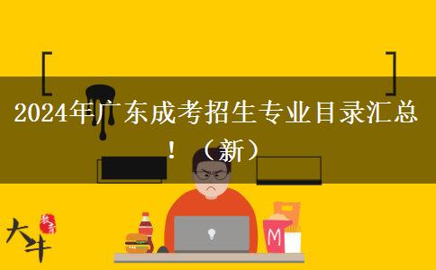 2024年廣東成考招生專(zhuān)業(yè)目錄匯總?。ㄐ拢? width=