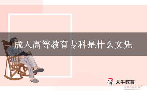 成人高等教育?？剖鞘裁次膽{