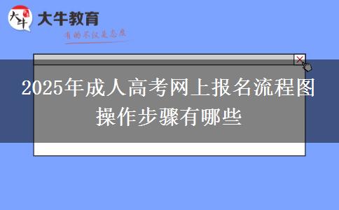 2025年成人高考網(wǎng)上報名流程圖 操作步驟有哪些
