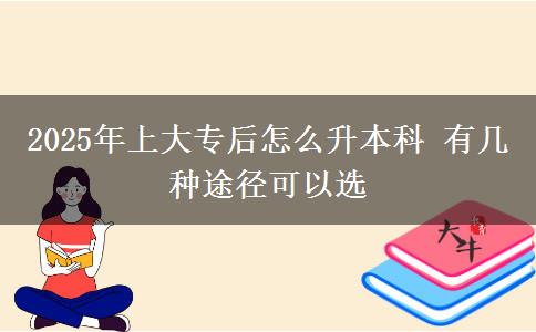 2025年上大專后怎么升本科 有幾種途徑可以選